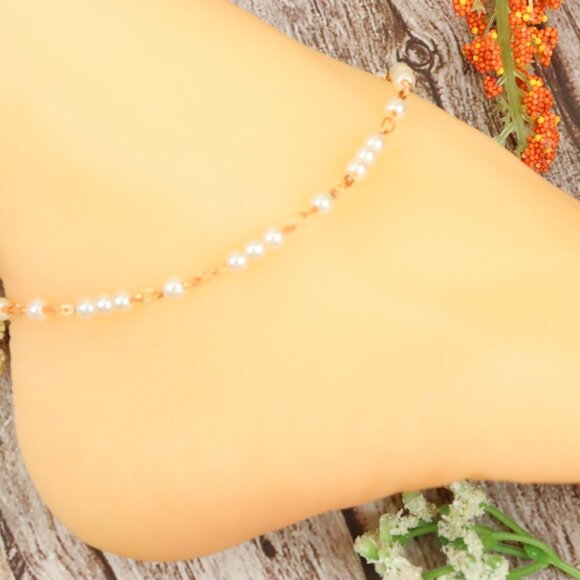 "Dainty Anklet for Women – Elegant Everyday Jewelry & Perfect Gift | MLCRC1472 - Picture 6 of 10